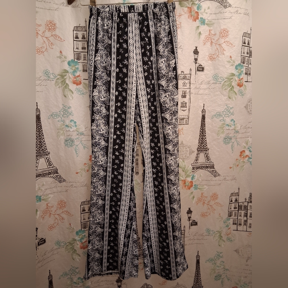 Love Nation Monochrome Patterned Pants